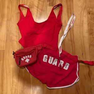 Lifeguard Halloween Costume - Size L